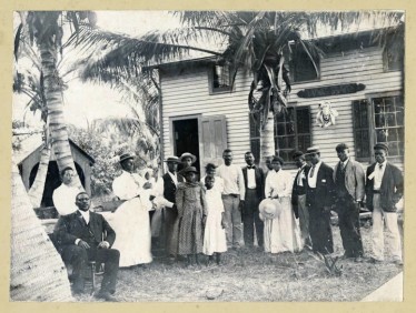 Among the original materials in the Collaborative Archive of the African Diaspora is this photo of a family  
