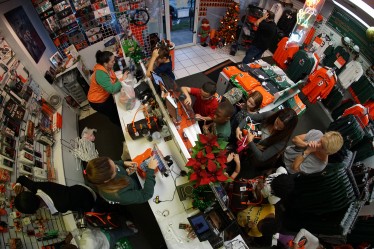Thirty-seven children were invited on a shopping spree at allCanes. 